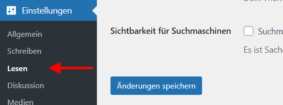 einstellungen lesen Einstellungen - Lesen