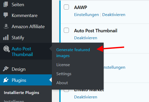 Auto Post Thumbnail & Image Search For Elementor starten