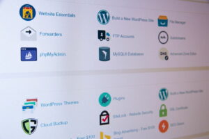 Shared Hosting Dashboard im Account