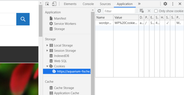wordpress session cookie Informationen zu den Cookies