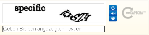 Captcha von Google auf der eigenen Webseite