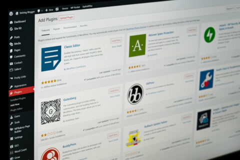 Content-Management-System WordPress Dashboard