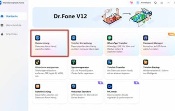 Dr.Fone - Dattenrettung (iOS) Screenshot
