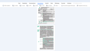 Formatierung und Schriftarten Ihrer Originaldokumente bleiben erhalten