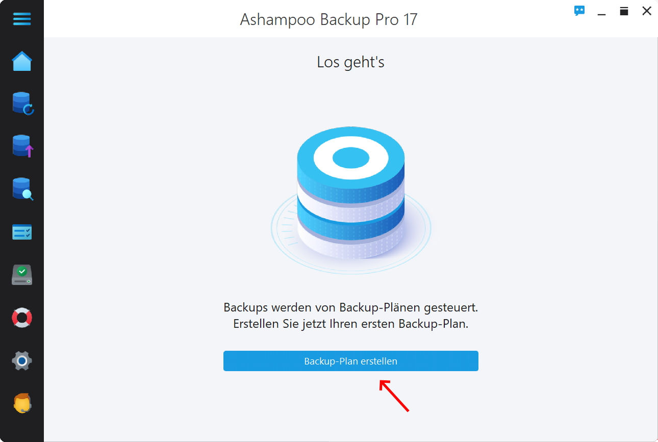 Daten sichern mit Ashampoo Backup Pro 17