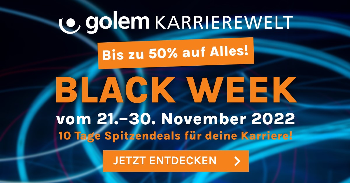 50 Prozent auf Alles in der Golem Karrierewelt!