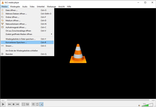 Video mit VLC media player komprimieren Video mit VLC media player komprimieren