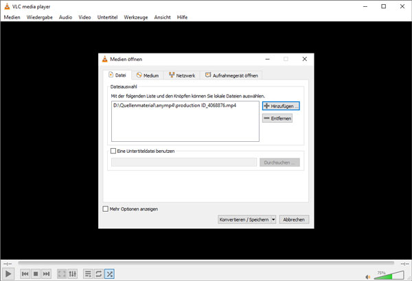 7 Video auswählen zum komprimieren