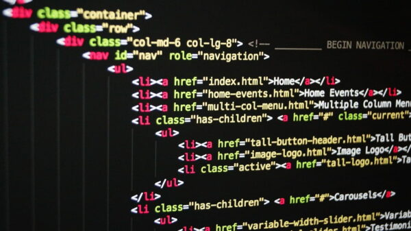 Code Programmiersprache Webentwicklung