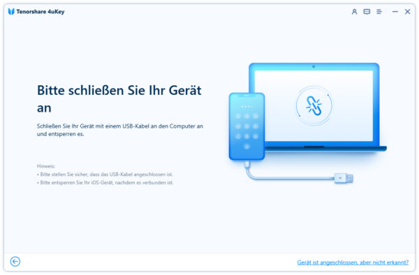 Gerät an Computer anschließen