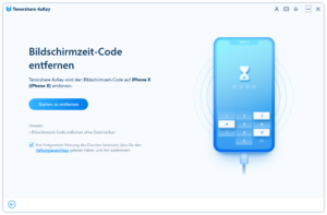 Bildschirmzeit-Code entfernen