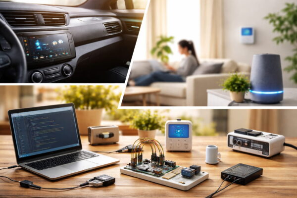 Typische Einsatzgebiete von Mikrocontrollern in Smart-Home, Auto und Elektronikprojekten im Alltag