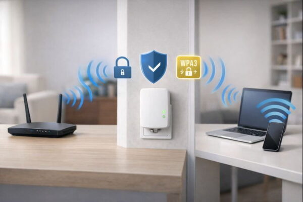 Sicheres WLAN mit Router und WLAN-Repeater im Heimnetzwerk