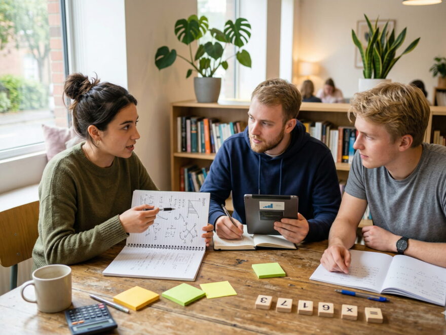 Lernsituation zu Zahlensystemen Grundlagen in der Programmierung mit Notizen und Zahlenblöcken