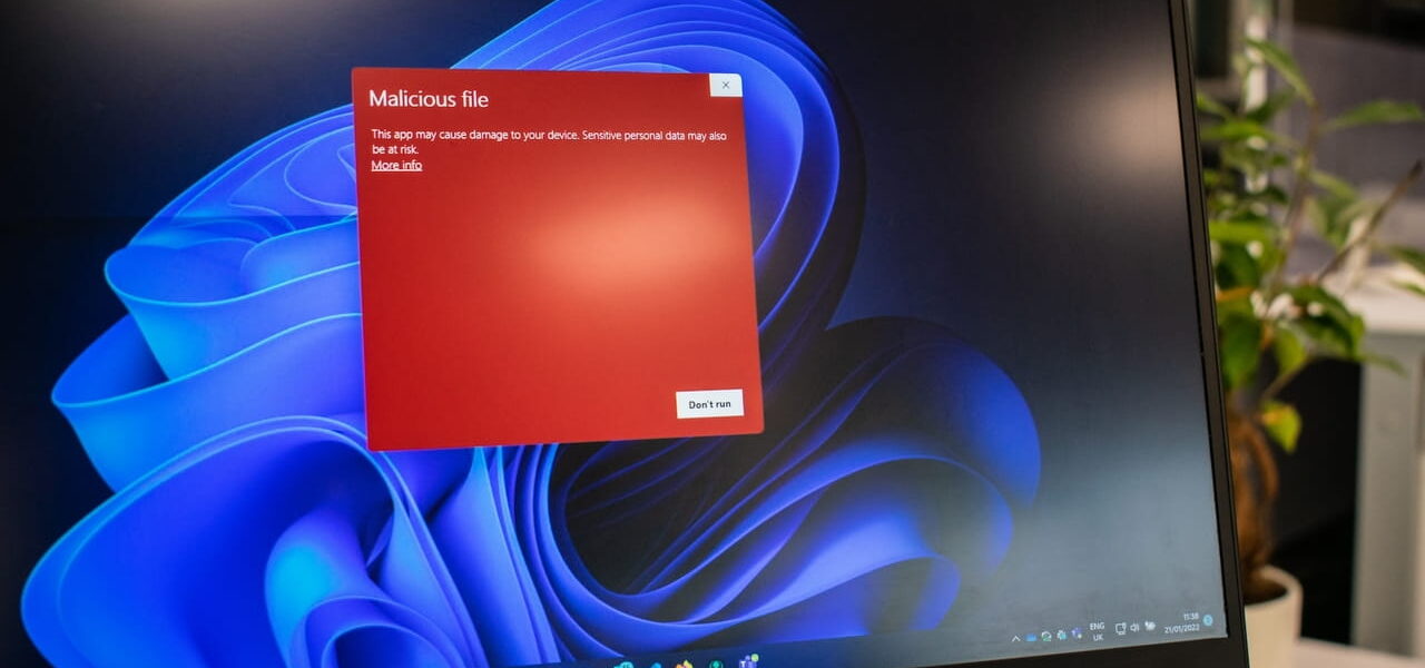 Malware-Warnung auf Dell-Notebook