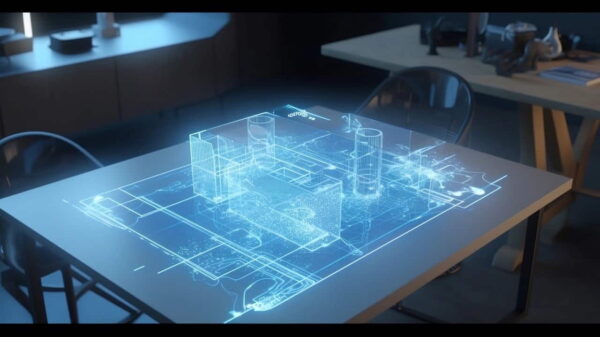 Hologramm in der virtuellen Realität Hologramm in der virtuellen Realität