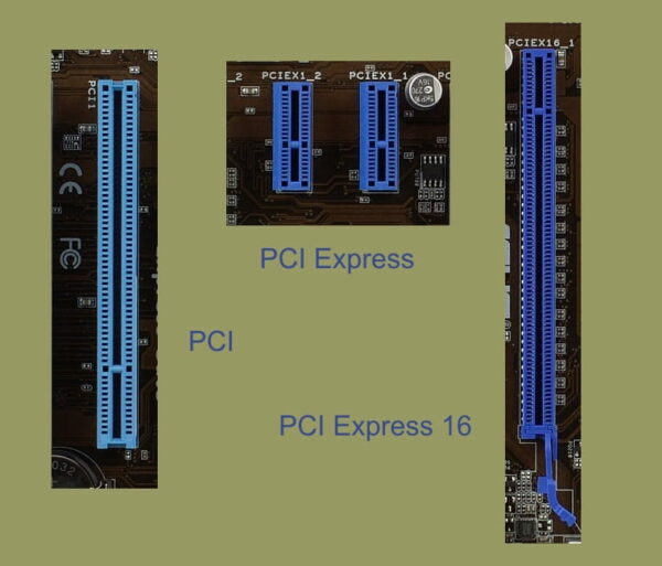PCI Express (PCIe) Steckplätze