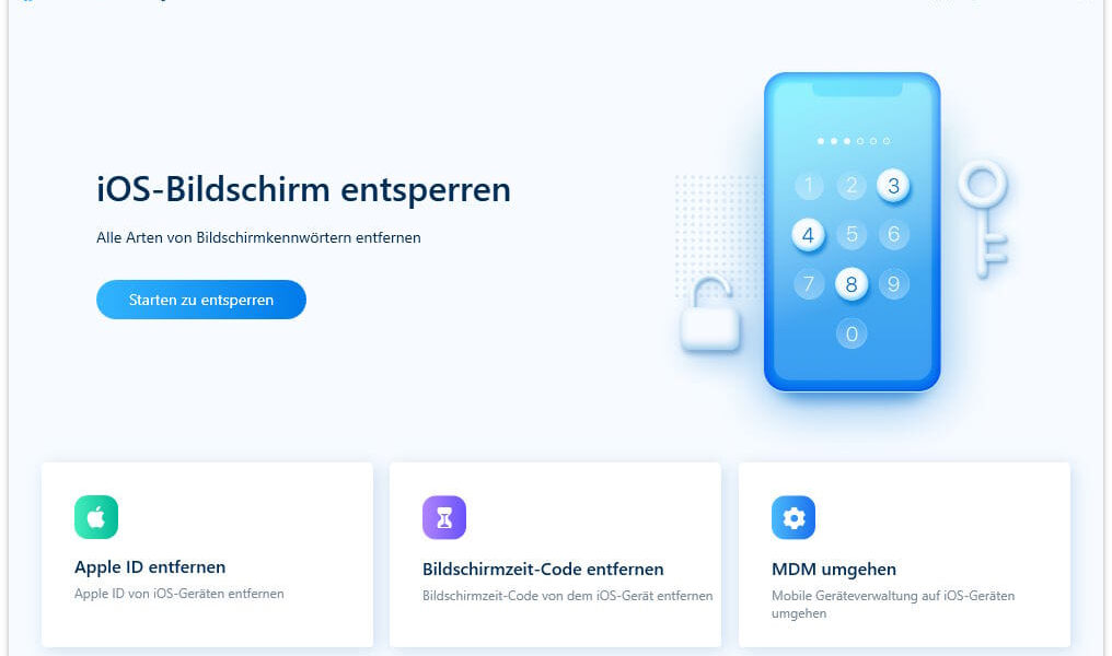 iPhone-Sperrbildschirm entfernen