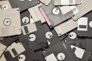 Disketten oder Floppy Discs zur Datenspeicherung