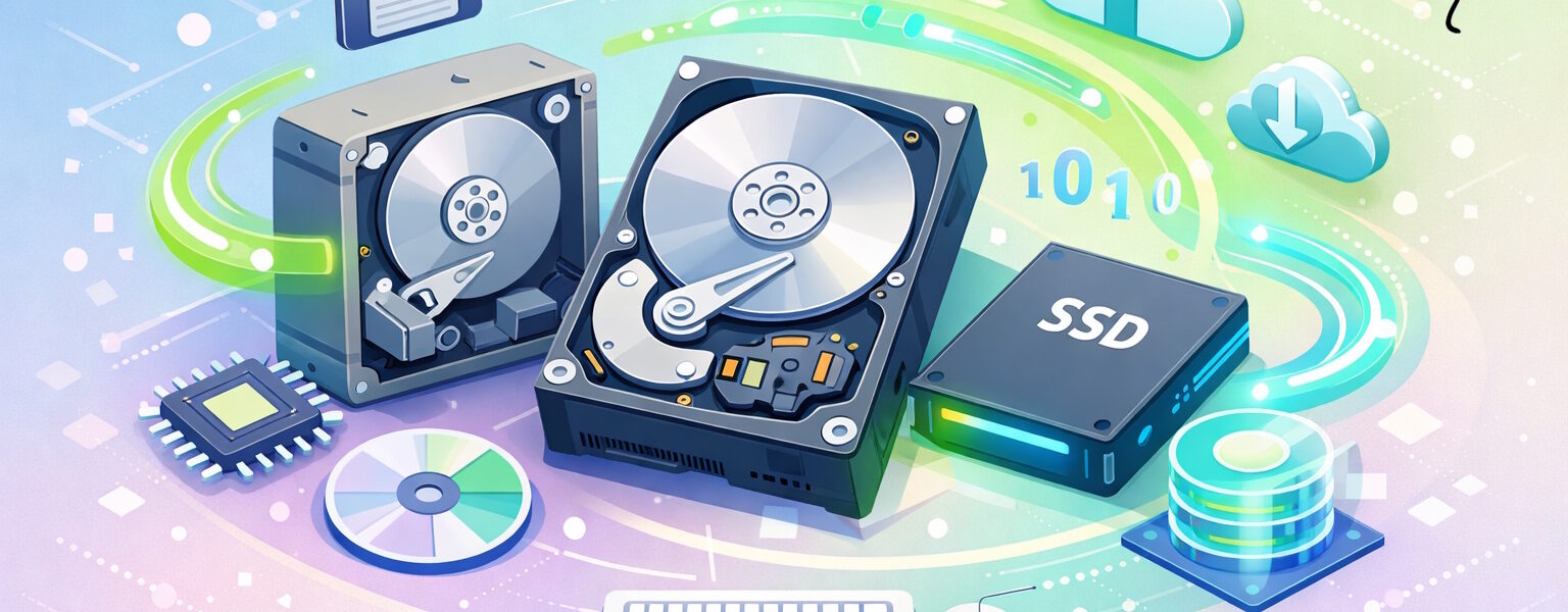 Festplatte Entwicklung von früher bis heute mit HDD und SSD im Vergleich