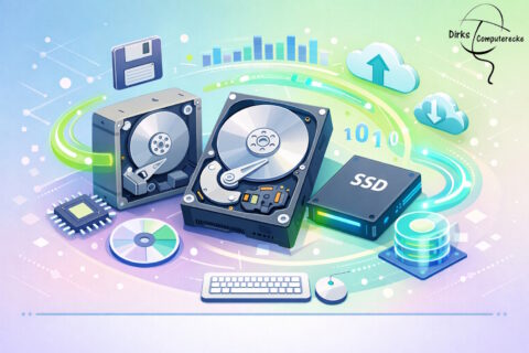 Festplatte Entwicklung von früher bis heute mit HDD und SSD im Vergleich