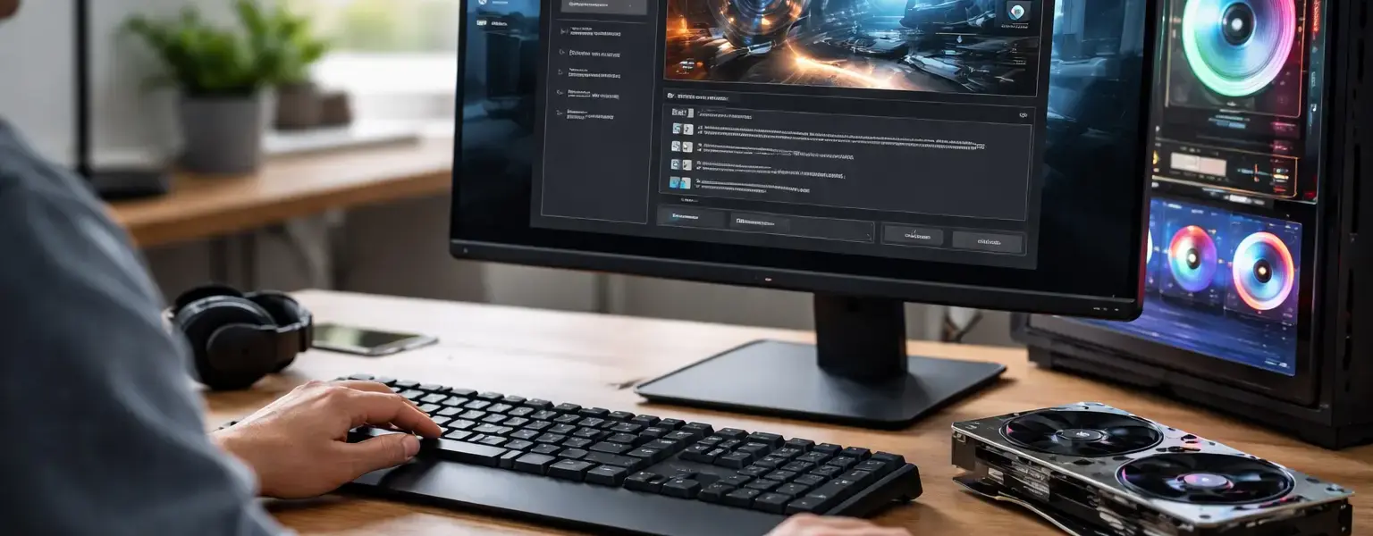 Grafikkartentreiber verbindet Betriebssystem, Software und Grafikkarte