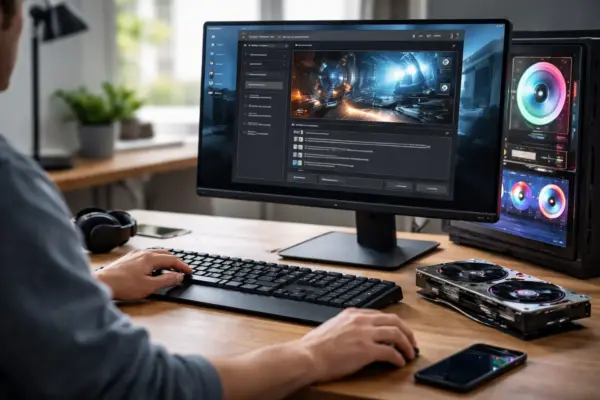 Grafikkartentreiber verbindet Betriebssystem, Software und Grafikkarte