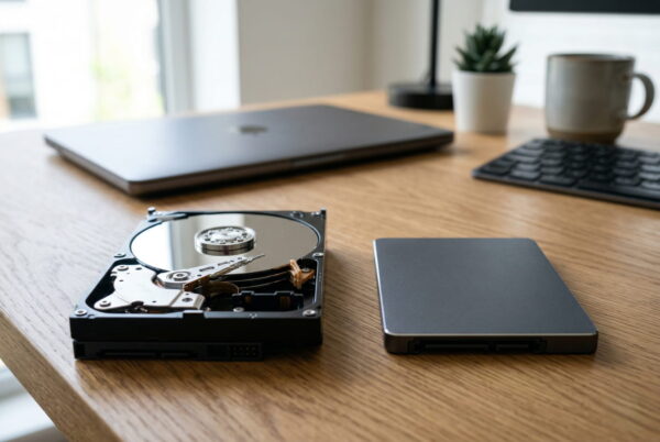 Unterschied HDD und SSD Vergleich zwischen Festplatte HDD und SSD Speicher