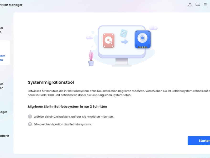 4DDiG Partition Manager herunterladen und starten