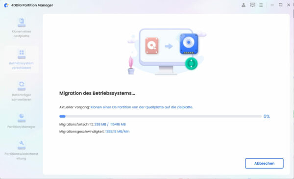 Migration starten