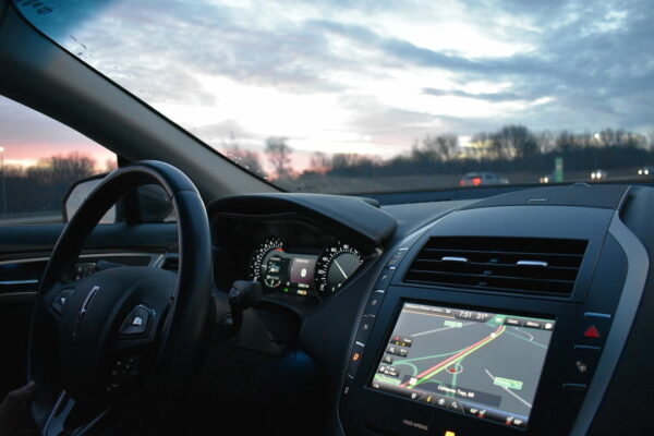 GPS Navigation im Auto