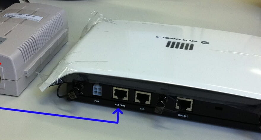Power-over-Ethernet (PoE) Injektor