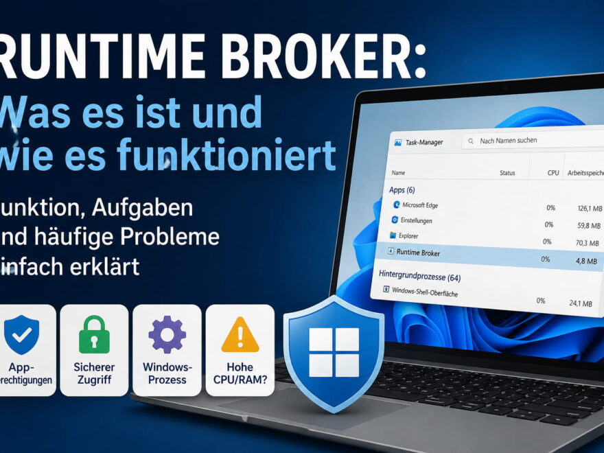 Runtime Broker in Windows 11 erklärt