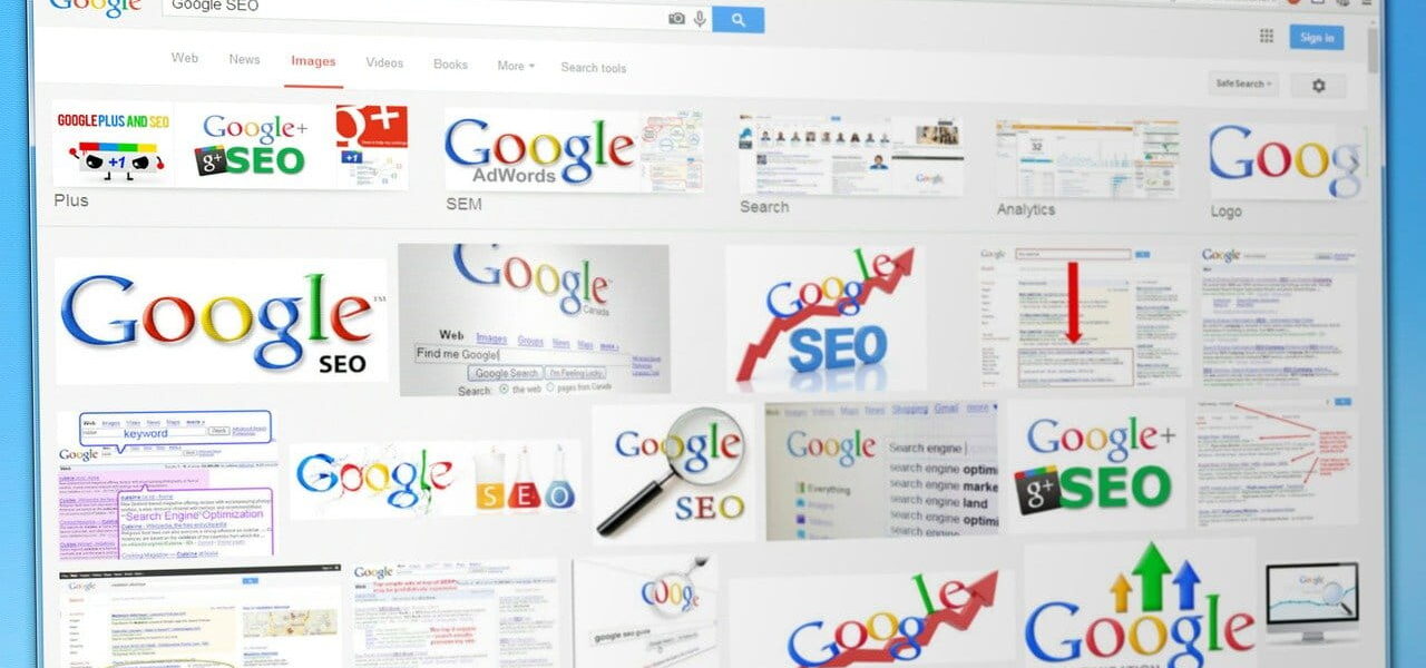 Screenshot der Google Bildersuche