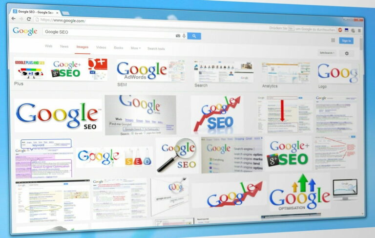 Screenshot der Google Bildersuche