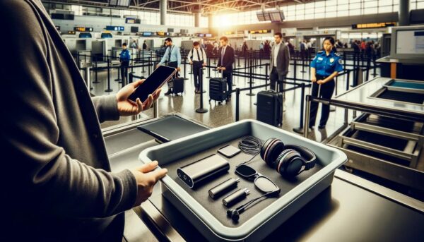 Powerbank im Flugzeug Sicherheitskontrolle Powerbank im Flugzeug Sicherheitskontrolle