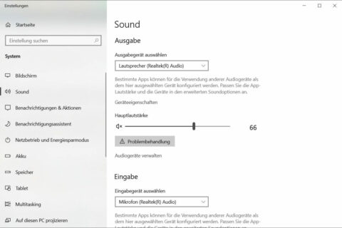 Optimierung der Audio-Einstellungen in Windows
