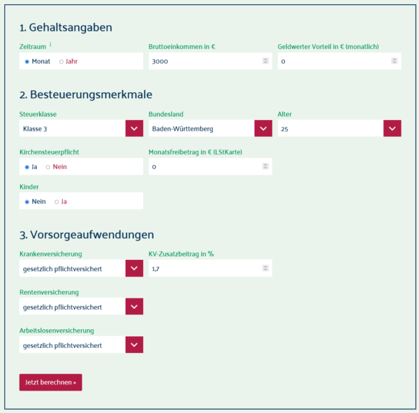 Brutto-Netto-Rechner erklärt Brutto-Netto-Rechner erklärt