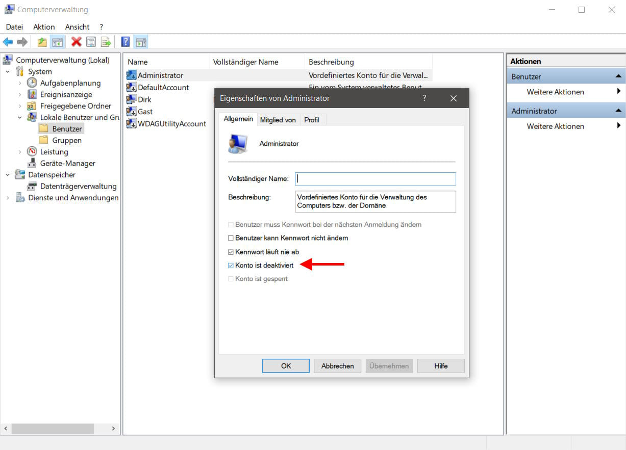 Dieses Feature Wurde Von Ihrem Administrator Deaktiviert Administrator aktivieren oder deaktivieren bei Windows 10