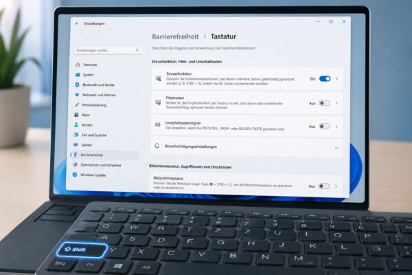 Einrastfunktion in Windows aktivieren oder deaktivieren
