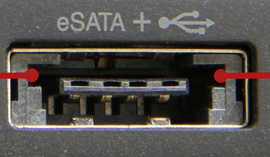 eSATA - external SATA Port