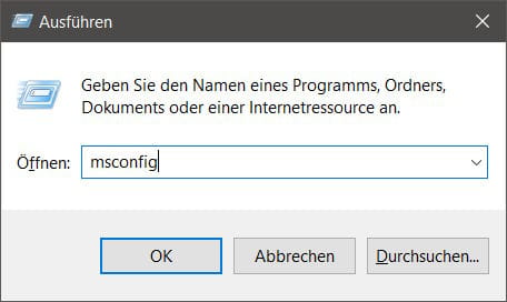 msconfig öffnen msconfig öffnen