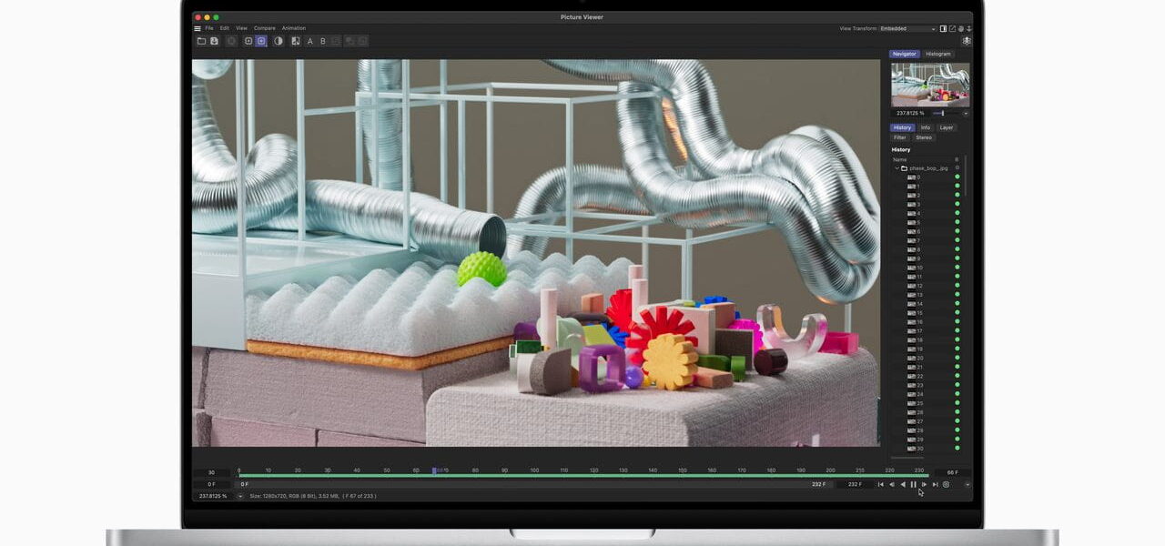 Apple MacBook Pro 14" M3 (2023) mit Cinema 4D