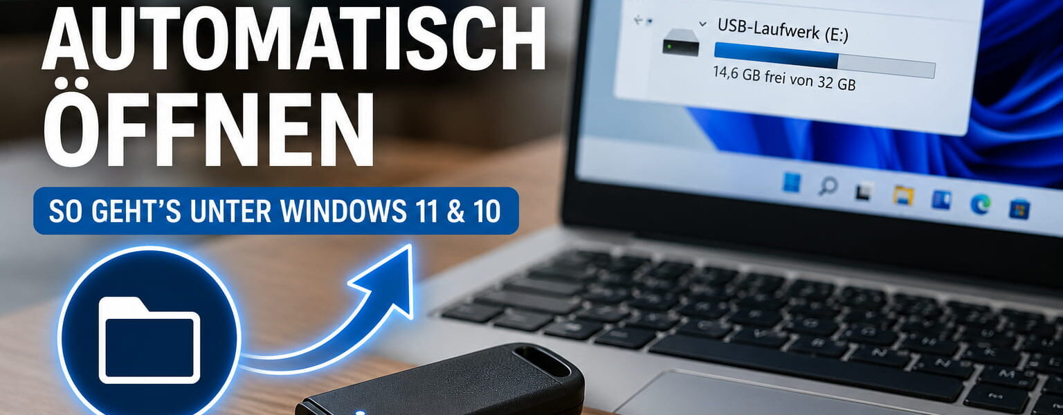 USB-Stick automatisch öffnen unter Windows 11 und 10