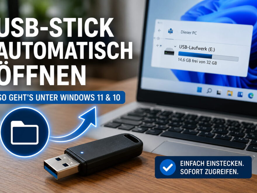 USB-Stick automatisch öffnen unter Windows 11 und 10
