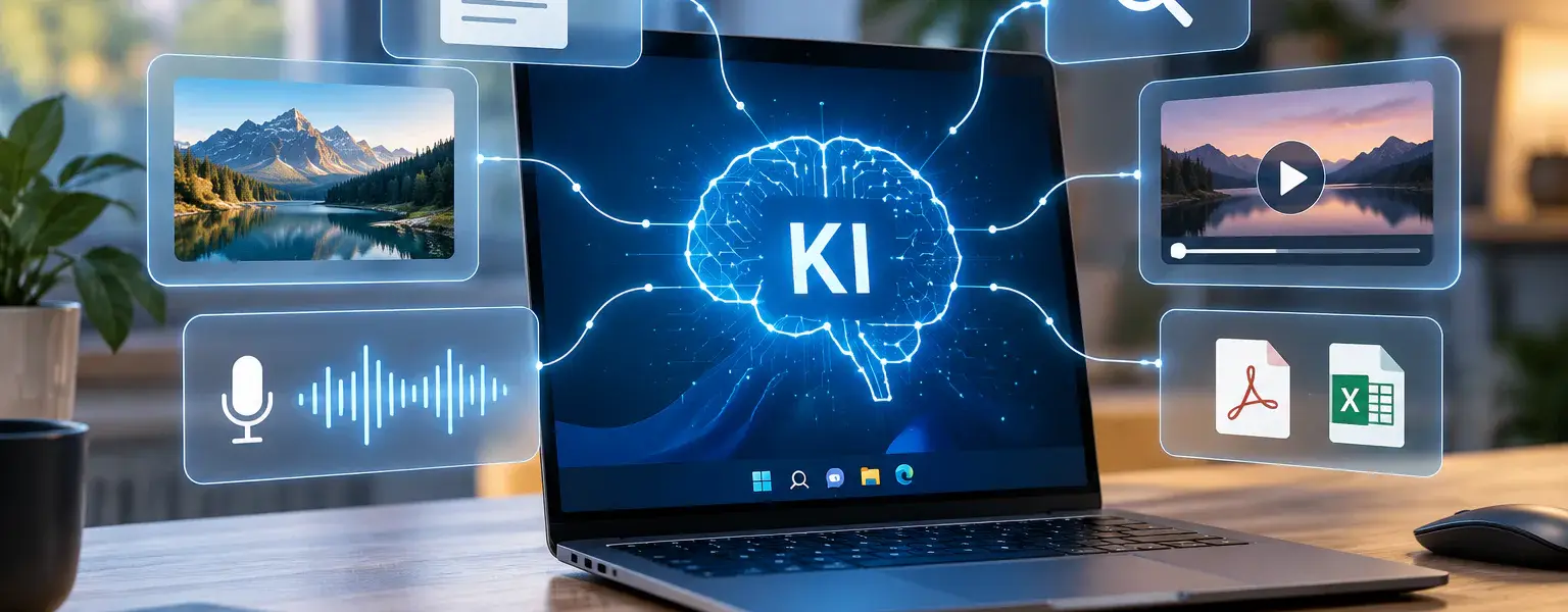 Aktuelle KI-Trends rund um PC, Software und Internetsuche