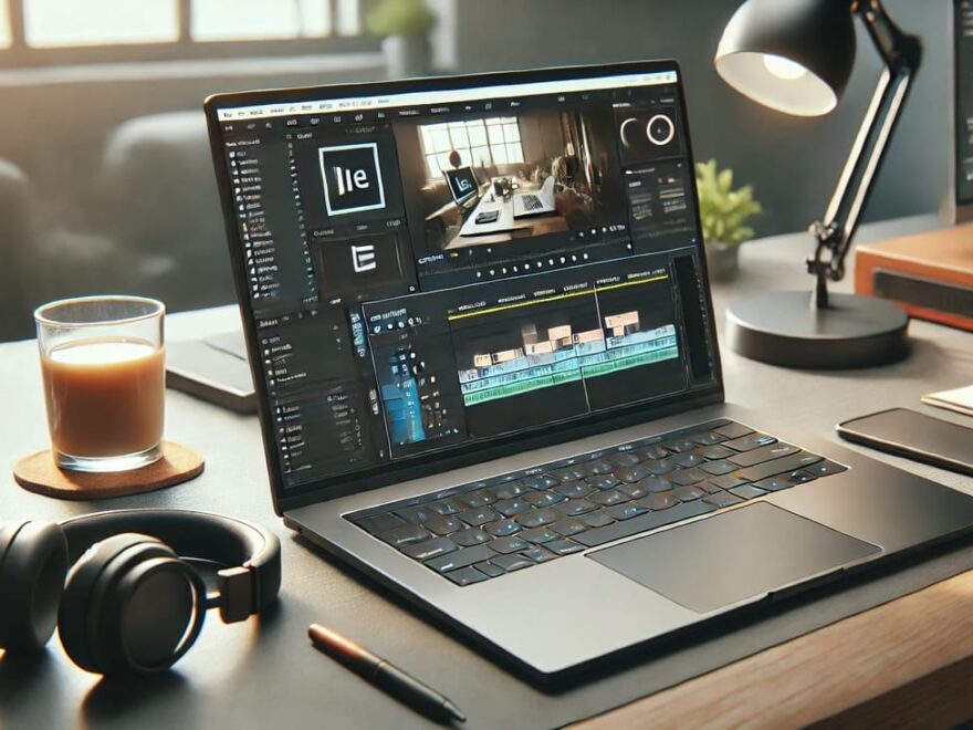 Laptop mit Videobearbeitungssoftware – Windows Movie Maker Alternativen für Einsteiger