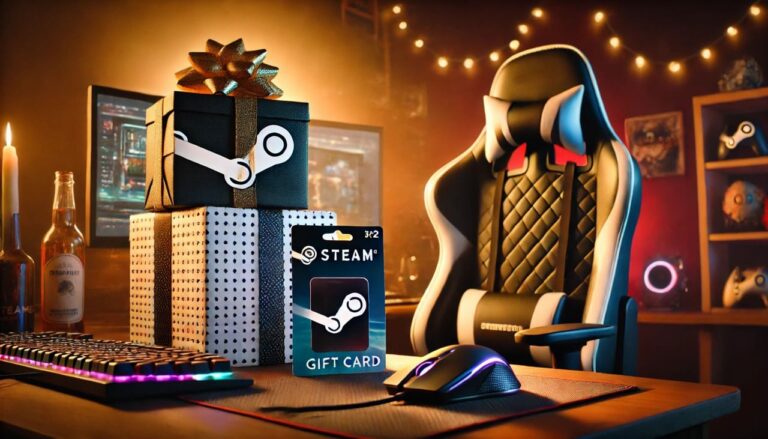 Geschenke für Gamer – Geschenkideen wie Gutschein, Gaming-Stuhl und Zubehör