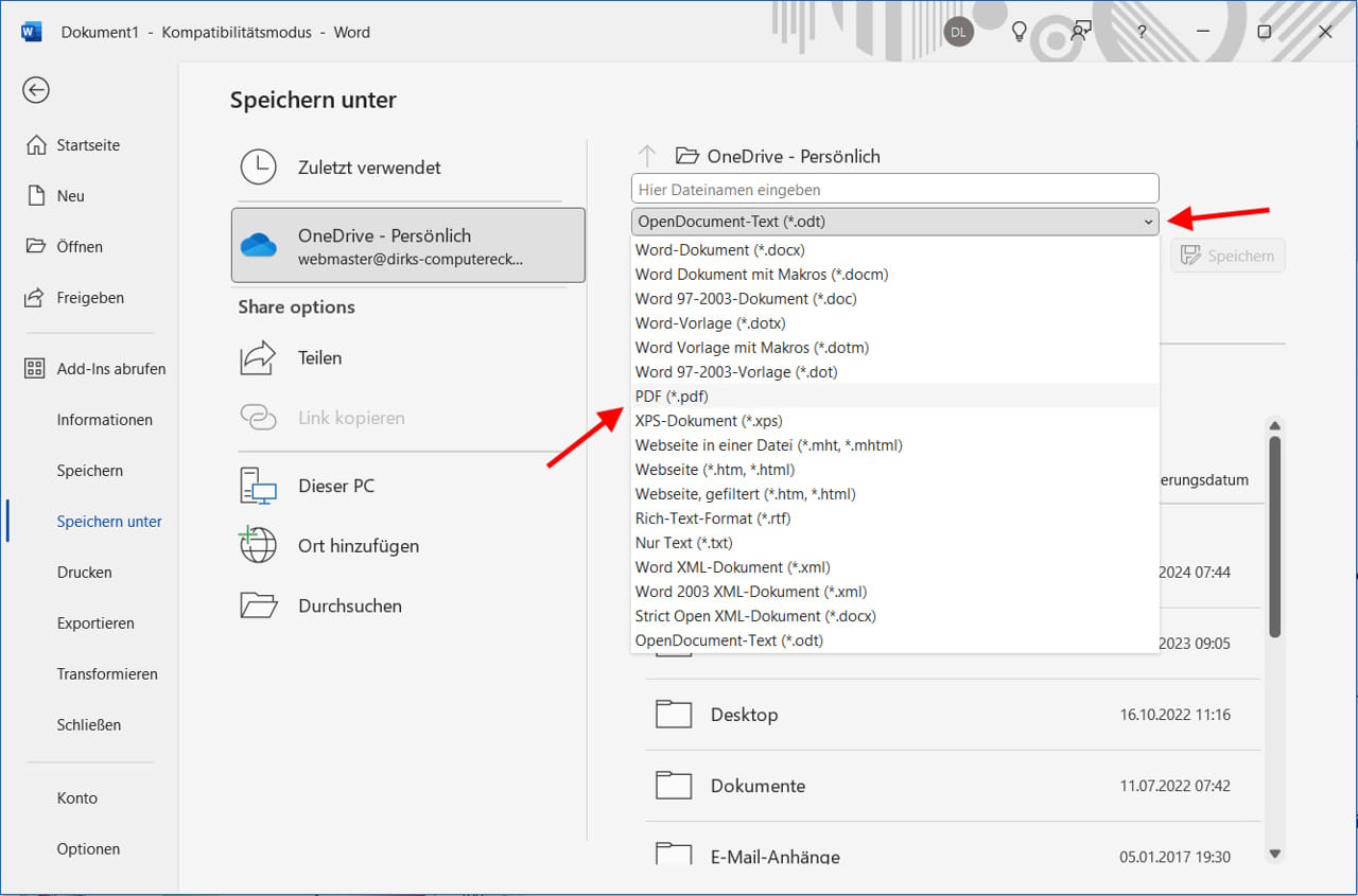 Word in PDF umwandeln: So einfach geht’s!