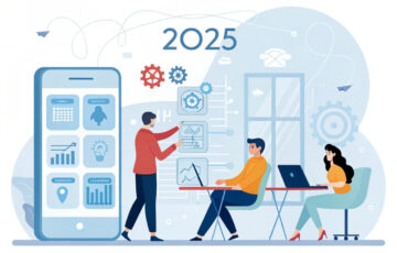 Entwicklung mobiler Apps im Jahr 2025 mit modernem Entwicklerteam und innovativer Technologie